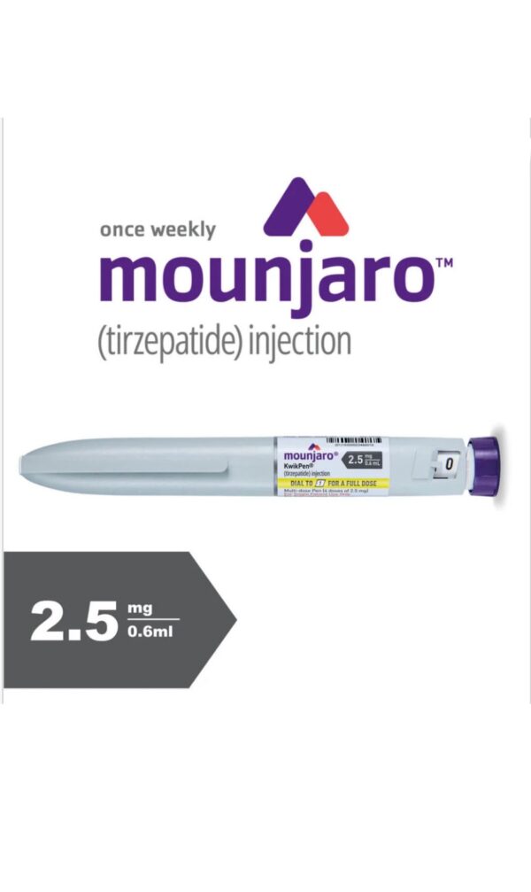 MOUNJARO 2.5 mg: Next day delivery on orders in before 10am up until Thursday 10am (then either select Saturday delivery) or its delivery Tuesday.