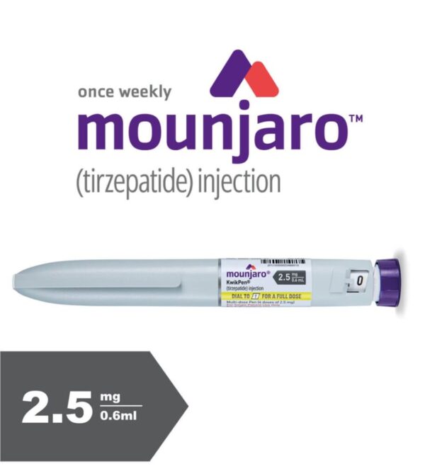 MOUNJARO 2.5 mg: Next day delivery on orders in before 10am up until Thursday 10am (then either select Saturday delivery) or its delivery Tuesday.